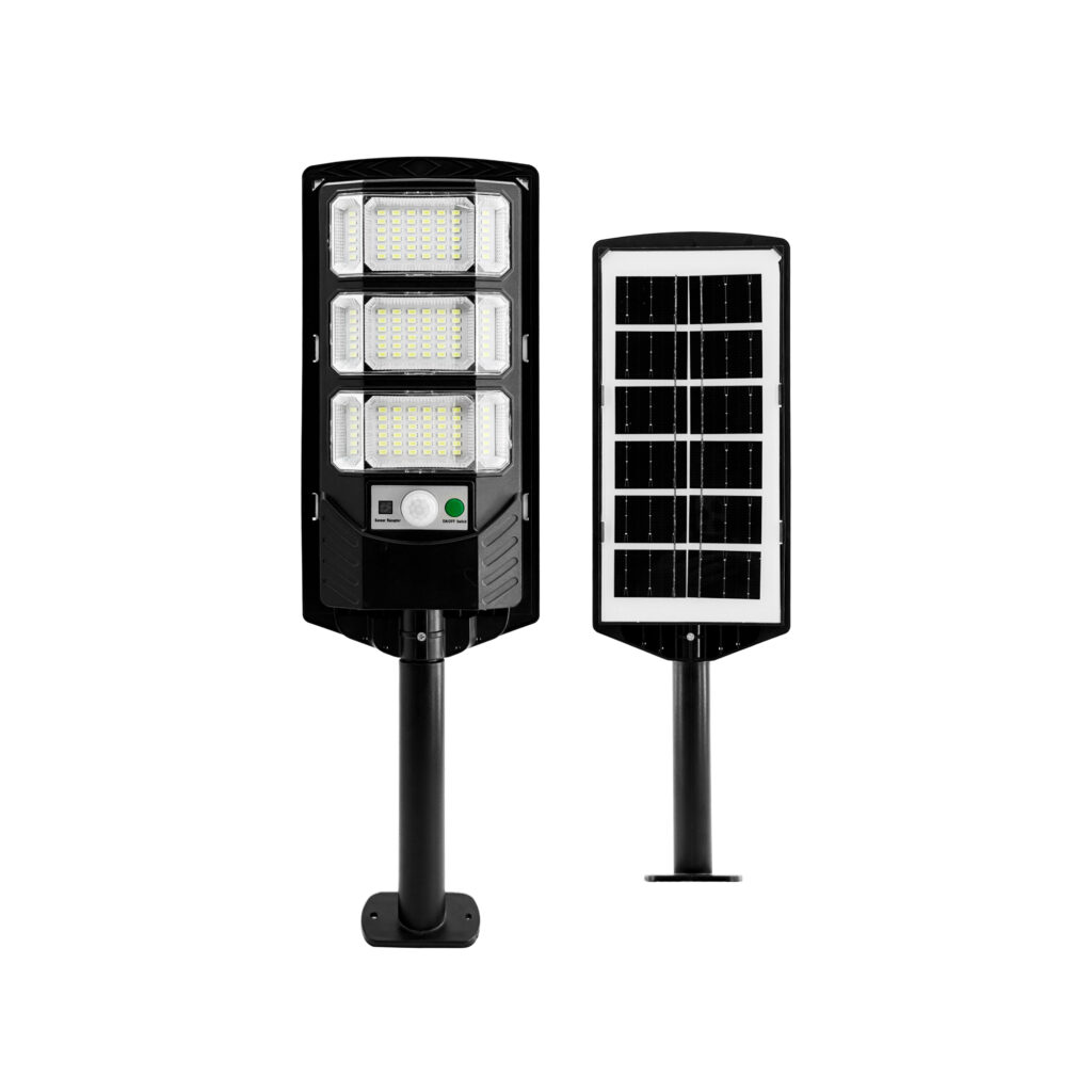 All-in-One Solar LED Street Light with Motion Sensor for Roads and Courtyards